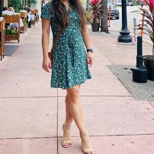 Reformation wrapped dress size L worn once